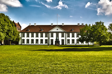 Château d'Odense au Danemark en HDR