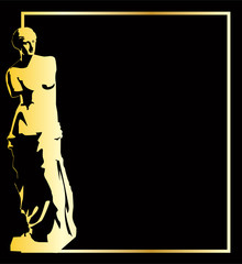 the gold vector venus background © sdmix