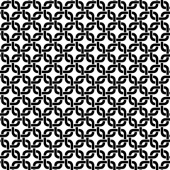 geflecht runde vierecke schwarz I