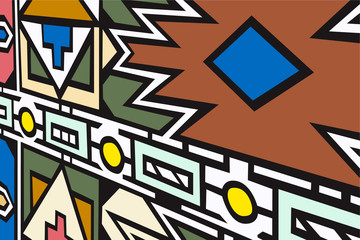 Ndebele Abstract