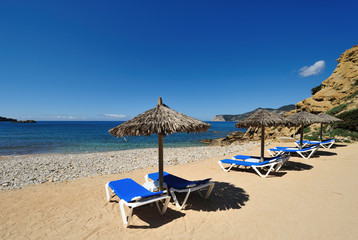 Beautiful small beach in Ibiza