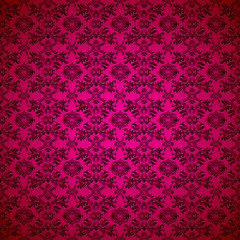 gothic seamless pink wallpaper