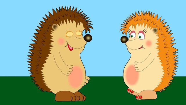 das verliebte Igelpaar