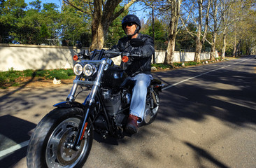Motorbike man has freedom