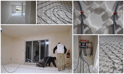 Installation plancher chauffant