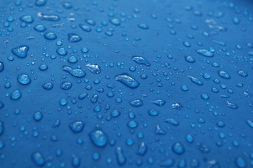 Blue Rain Drops Background