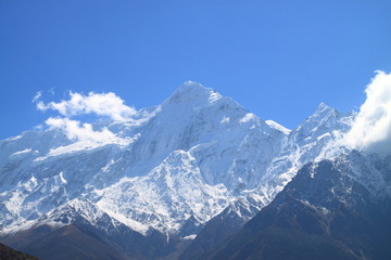 Fototapeta na wymiar Nilgiri gór Nepalu
