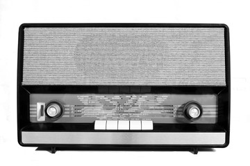 R&aacute;dio v&aacute;lvulas preto e branco