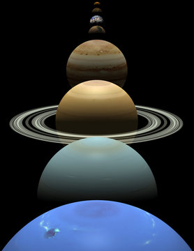 Solar System Planets In Alignment