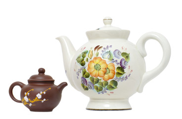 two teapots