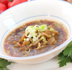 frische Zwiebelsuppe