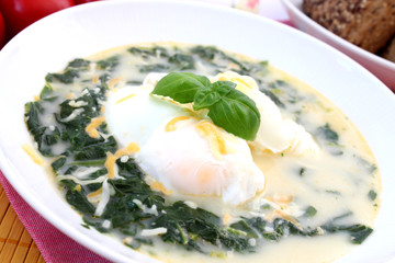 Spinatsuppe
