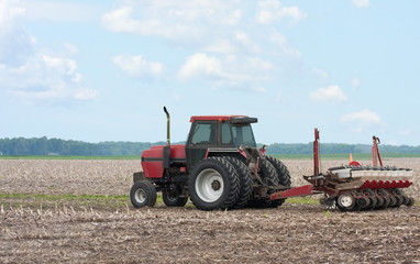 Tractor Planting