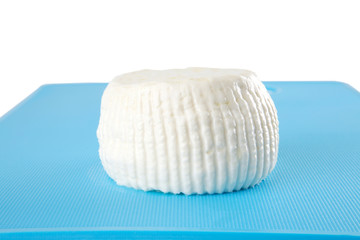 Obraz na płótnie Canvas round white soft cheese