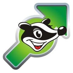 Dachs aufwärts © jokatoons