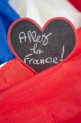Supporter le sport Français. - obrazy, fototapety, plakaty