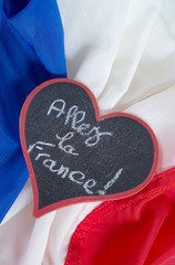 Supporter le sport Français. - obrazy, fototapety, plakaty