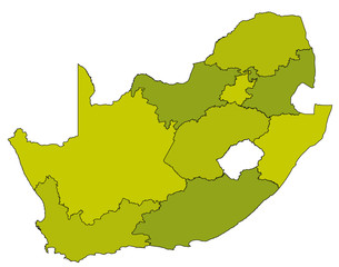 administrative divisions of rsa