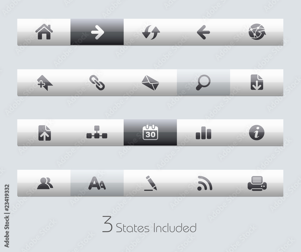 Fototapete navigation / the eps includes 3 states in different layers