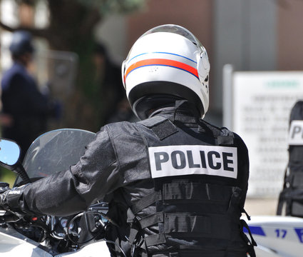 Motard de la Police