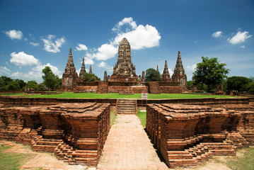 Fototapeta na wymiar Chai Watthanaram temple,Ayutthaya,Thailand