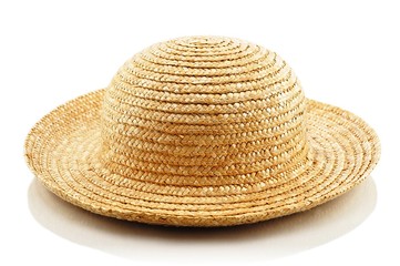 a straw hat