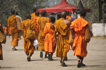 Buddhistische Mönche,Laos,Asien