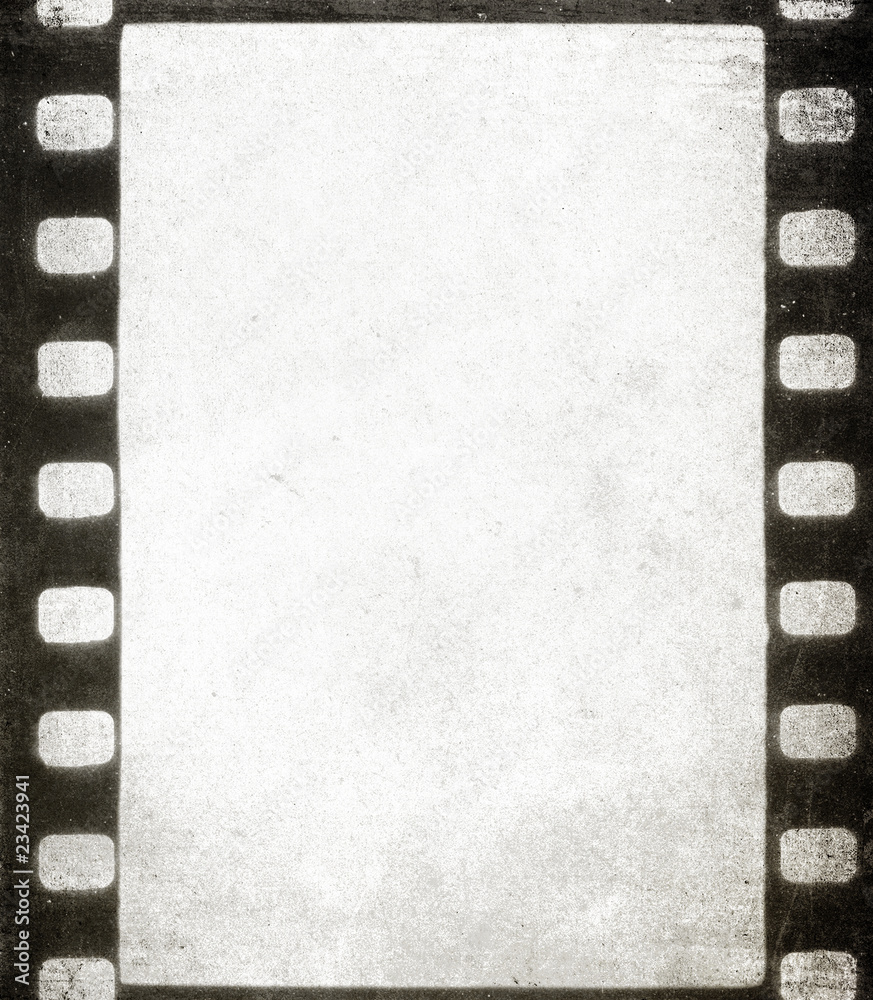 Wall mural old grunge filmstrip - background with space for text