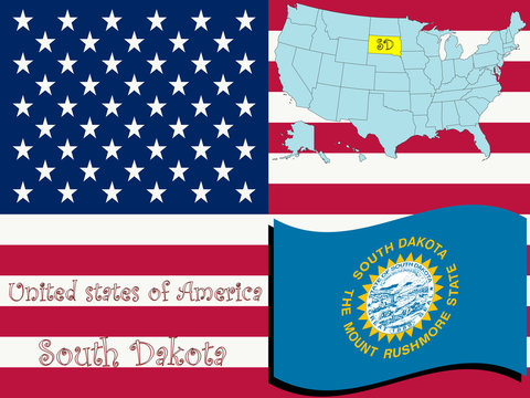 south dakota state illustration