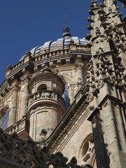 Fototapeta na wymiar Cimborrio de la Catedral Nueva de Salamanca