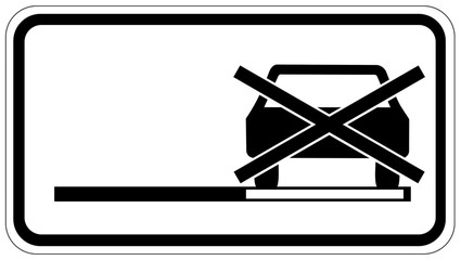 Halteverbot auch auf dem Seitenstreifen