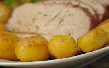 Roast potatoes