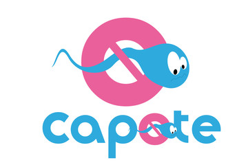 logo prévention, préservatif, vector