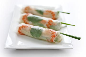 Summer Roll , Salad roll , Fresh Spring Roll , Vietnamese Food