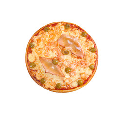 pizza with seafoods