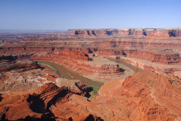 Colorado river from Dead horse point overlook,Utah