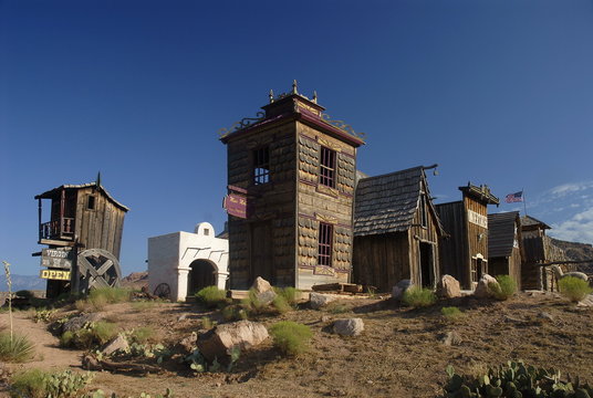 Wild west ghost town near Virgin, Utah