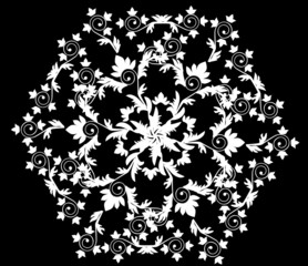 pattern with white simple design