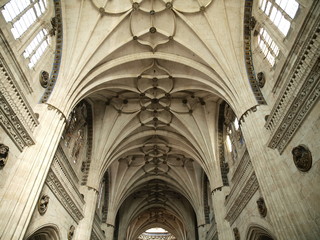 Boveda central de la Catedral Nueva de Salamanca