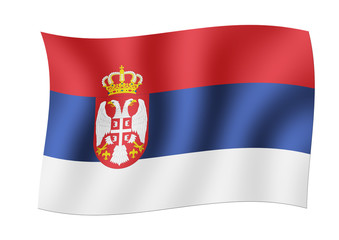 Bandiera Serbia