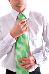 Grren Necktie