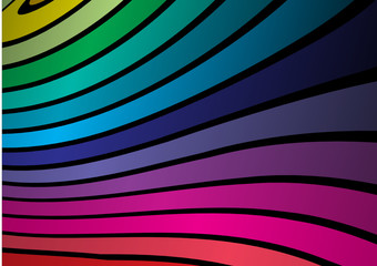 Rainbow vector paths