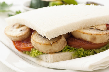 Gemüse Sandwich