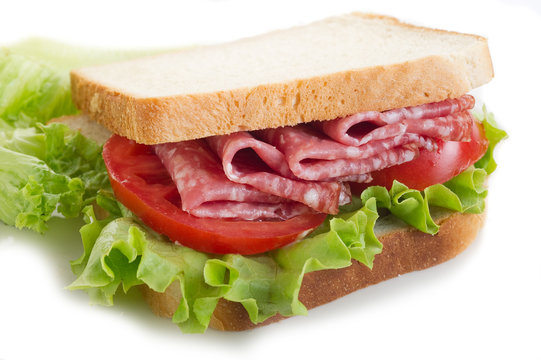 sandwich with salami - sandwich al salame