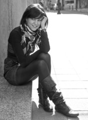 Chica sonriendo