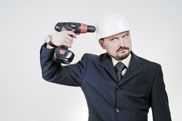 man with a screwdriver - 23444189
