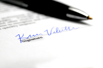 Obraz premium Contract