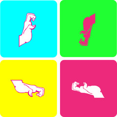 hands vector illustration