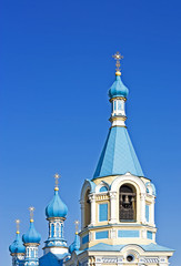 Domes of Russian orthodox church