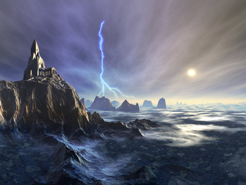 Fototapeta Forgotten Temple of Felonia